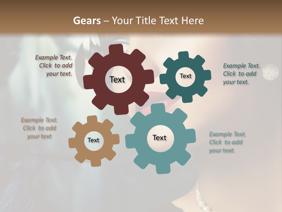 Retro Woman PowerPoint Template