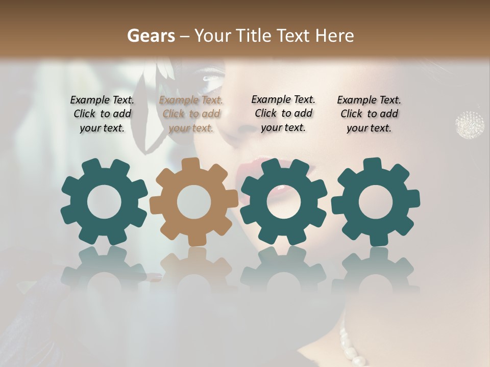 Retro Woman PowerPoint Template