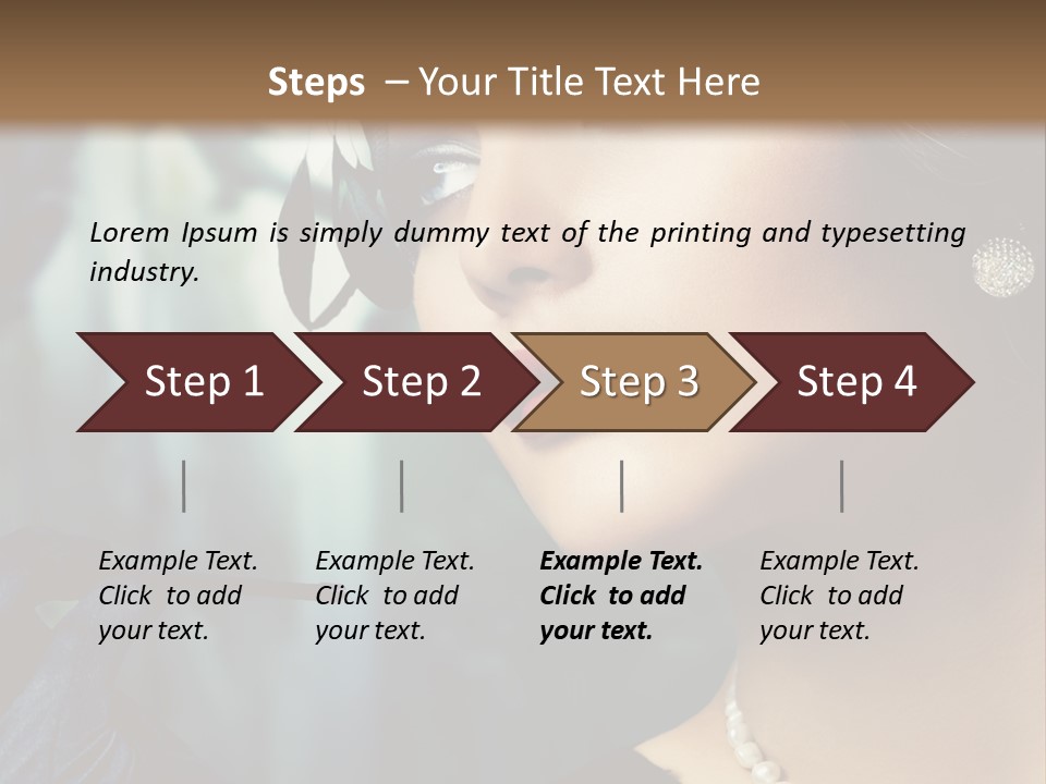 Retro Woman PowerPoint Template