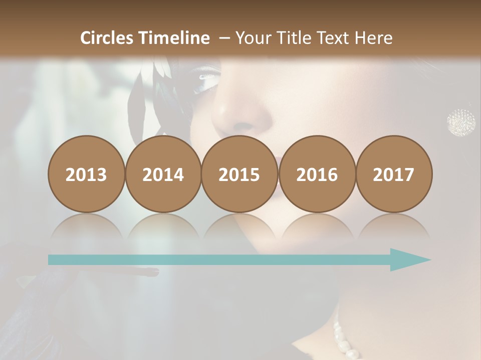 Retro Woman PowerPoint Template