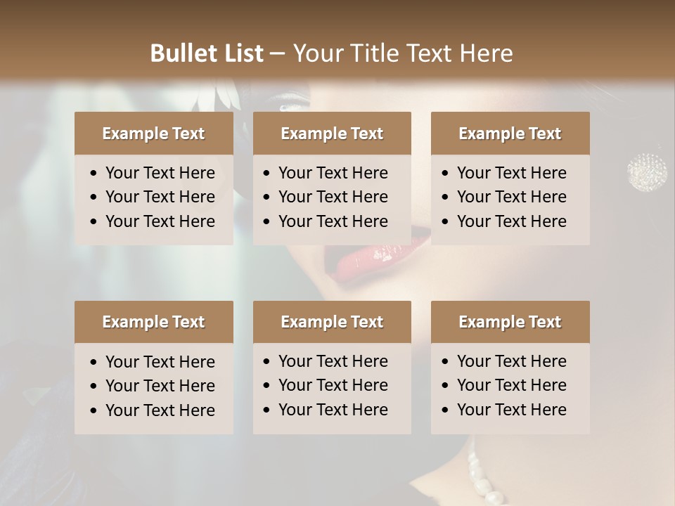 Retro Woman PowerPoint Template