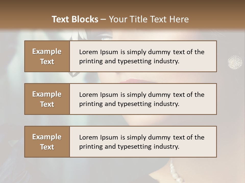 Retro Woman PowerPoint Template