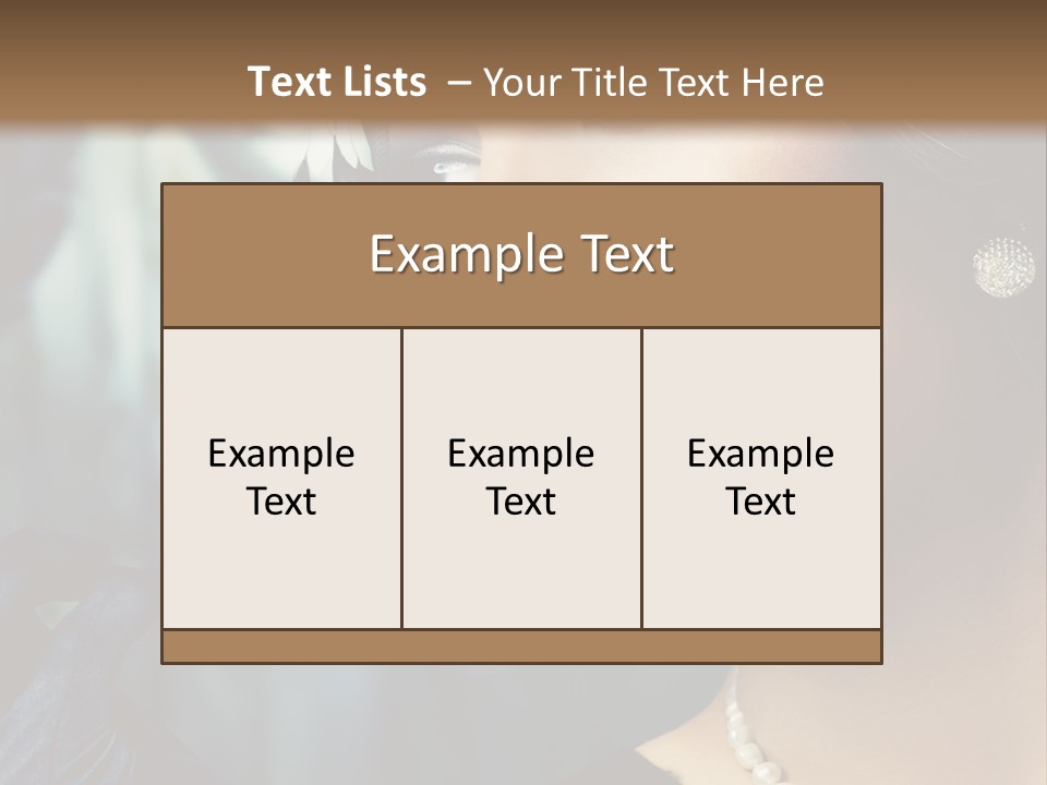Retro Woman PowerPoint Template