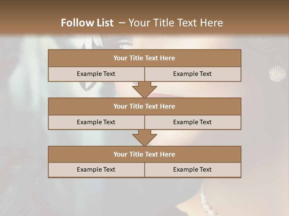 Retro Woman PowerPoint Template