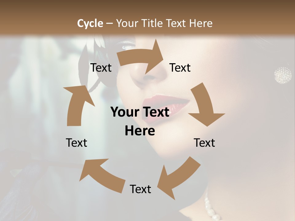 Retro Woman PowerPoint Template