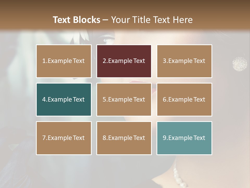 Retro Woman PowerPoint Template