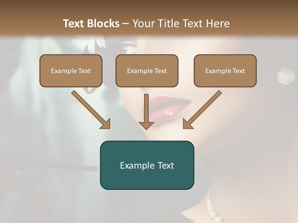 Retro Woman PowerPoint Template
