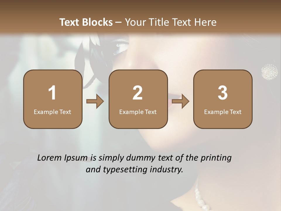 Retro Woman PowerPoint Template