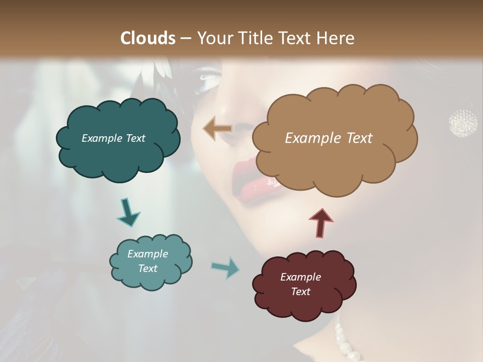 Retro Woman PowerPoint Template