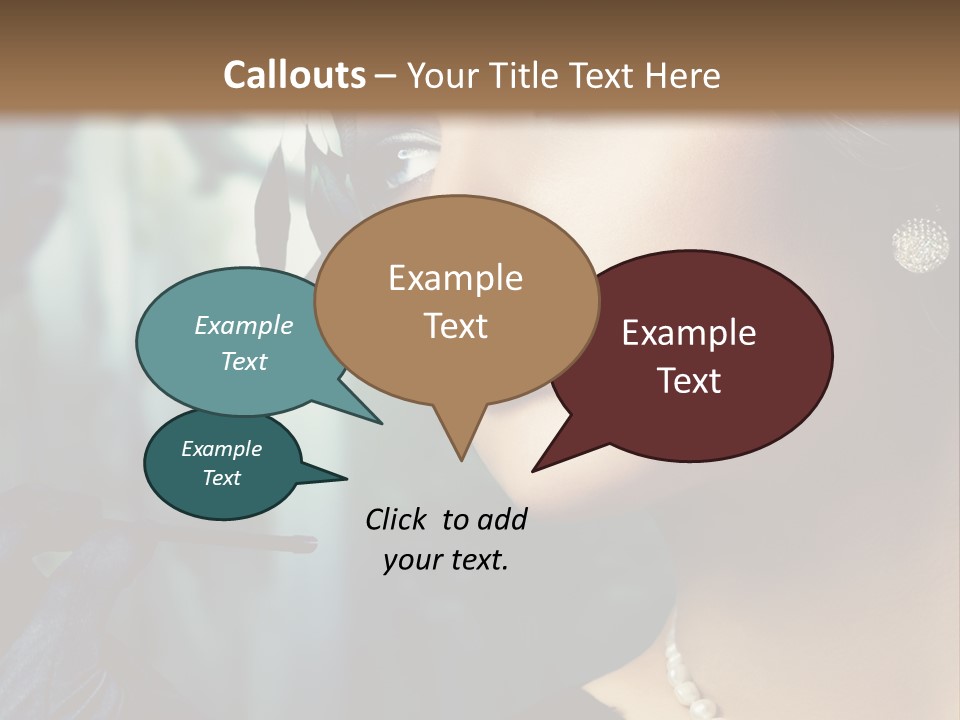 Retro Woman PowerPoint Template