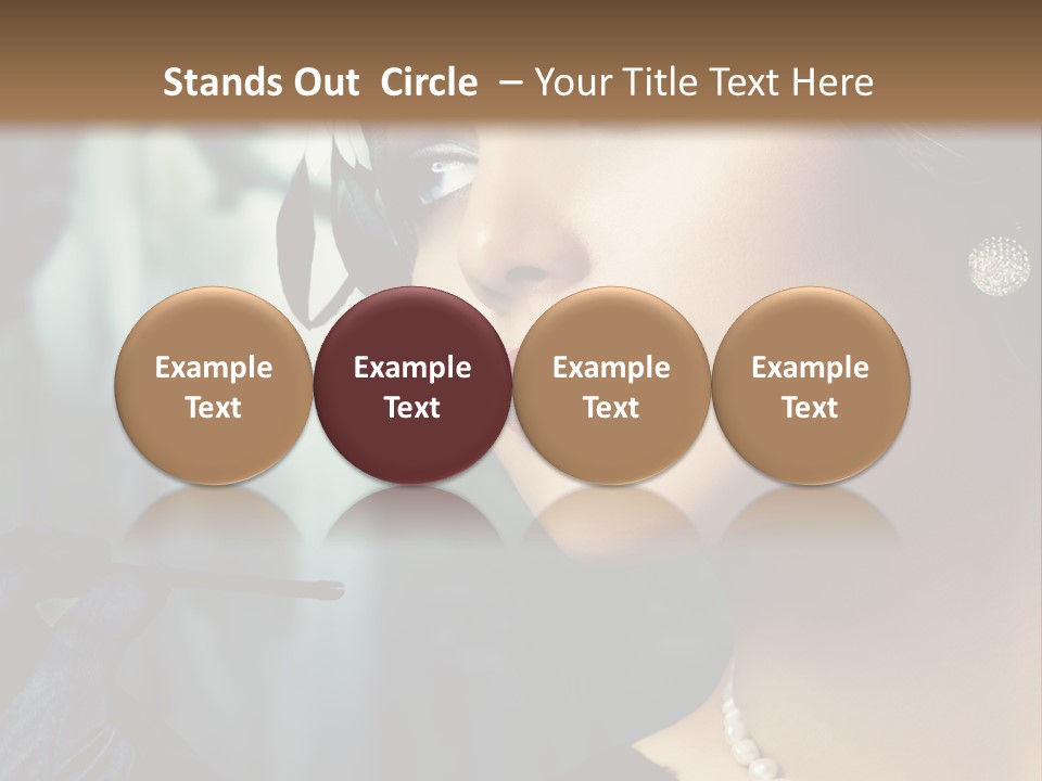 Retro Woman PowerPoint Template