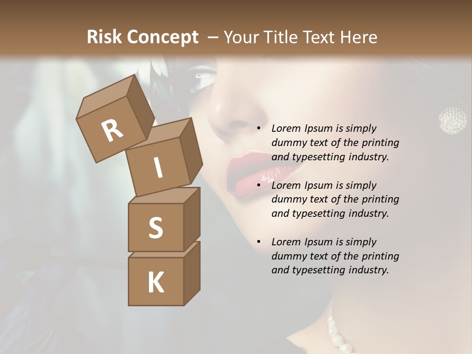 Retro Woman PowerPoint Template