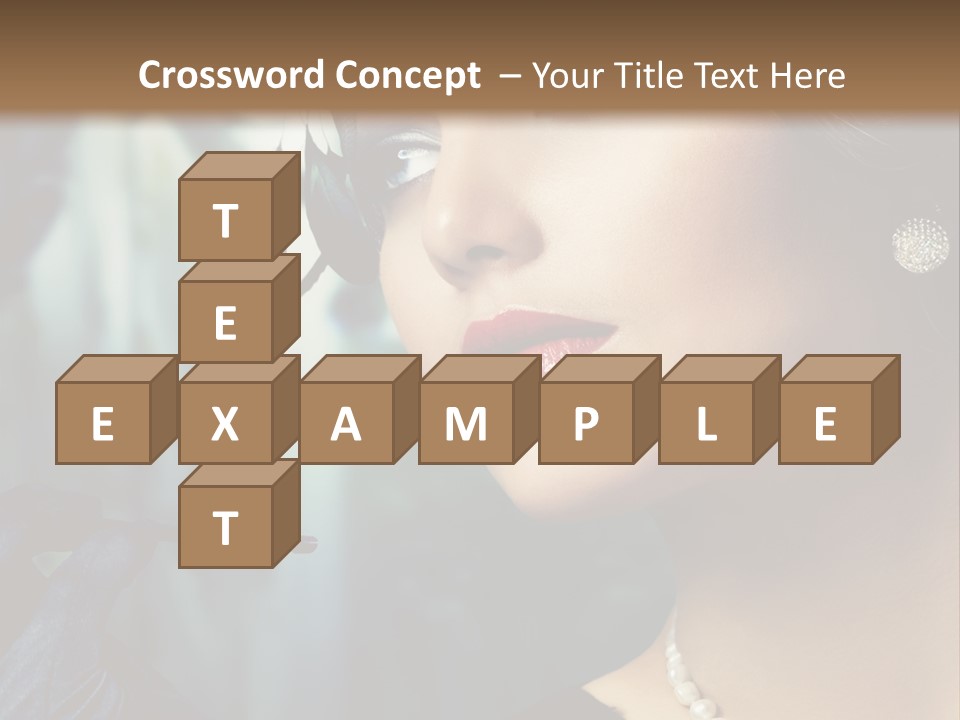 Retro Woman PowerPoint Template