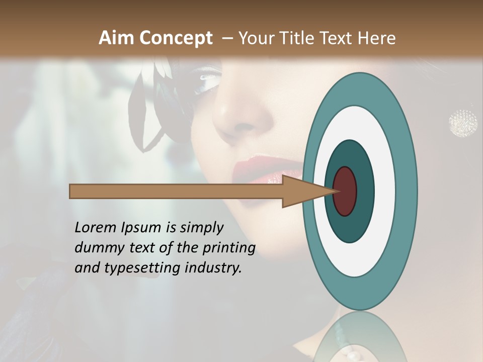 Retro Woman PowerPoint Template