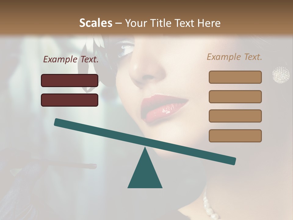 Retro Woman PowerPoint Template