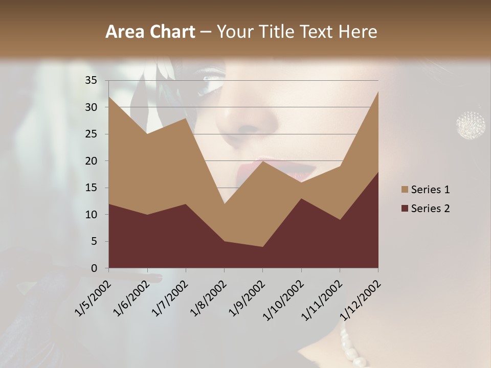 Retro Woman PowerPoint Template
