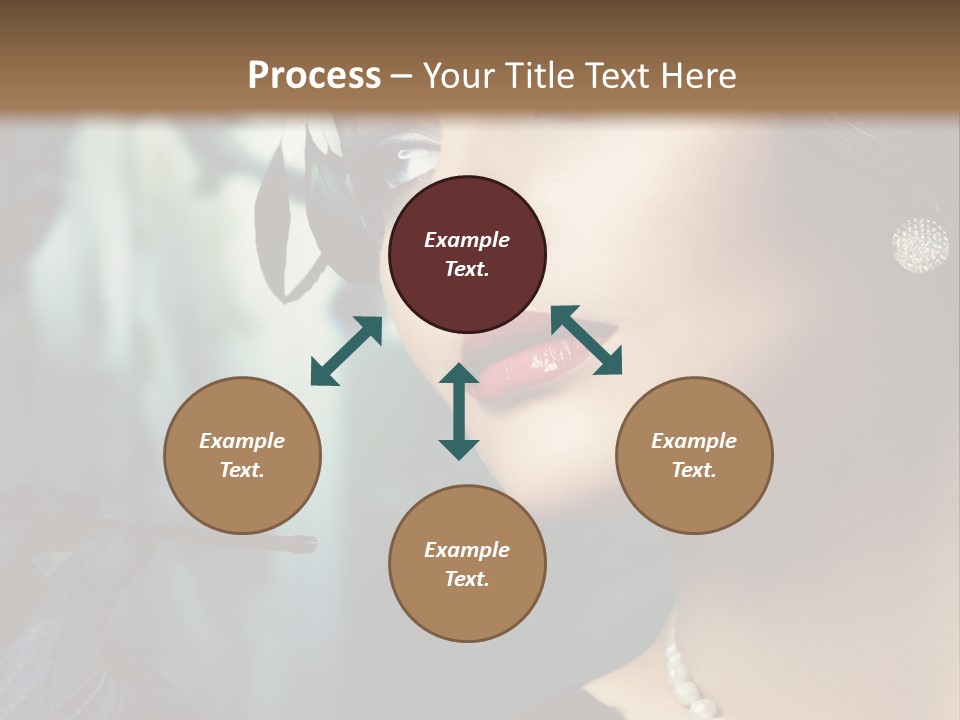 Retro Woman PowerPoint Template