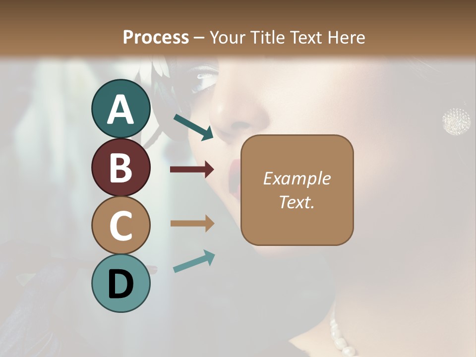 Retro Woman PowerPoint Template