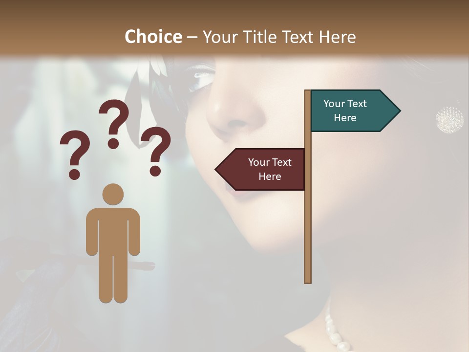 Retro Woman PowerPoint Template