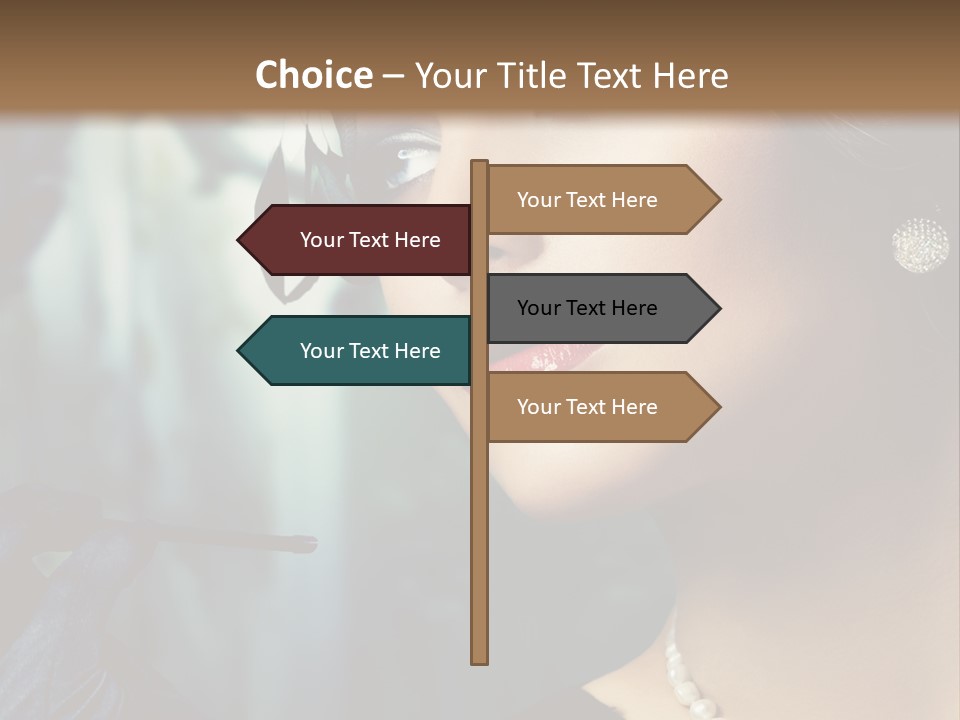 Retro Woman PowerPoint Template