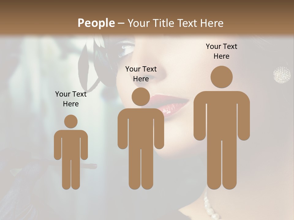 Retro Woman PowerPoint Template