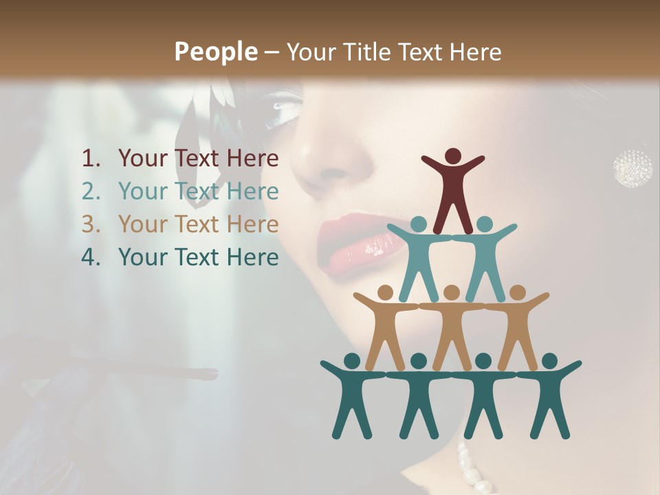 Retro Woman PowerPoint Template