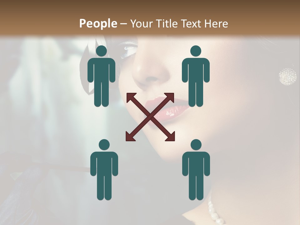 Retro Woman PowerPoint Template