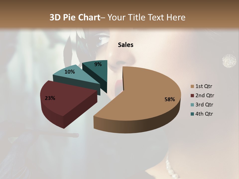 Retro Woman PowerPoint Template