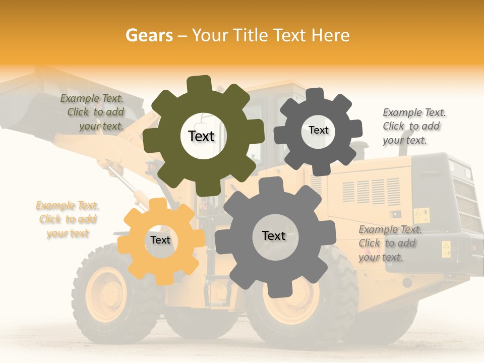 Machinery Equipment PowerPoint Template