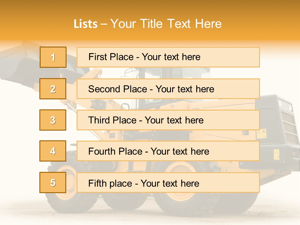 Machinery Equipment PowerPoint Template