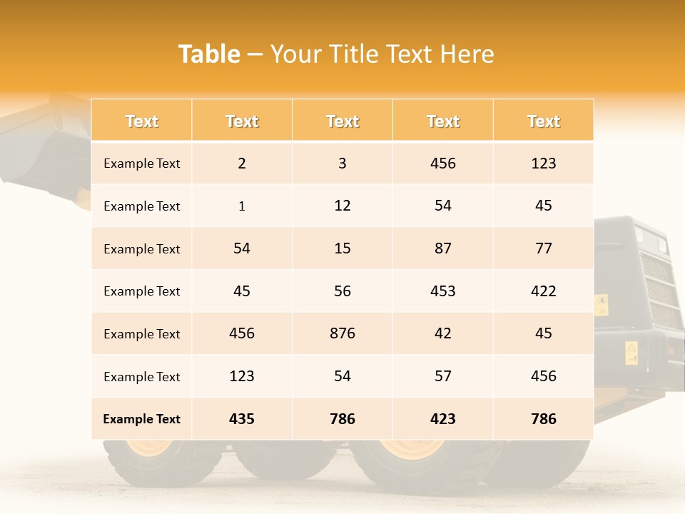 Machinery Equipment PowerPoint Template