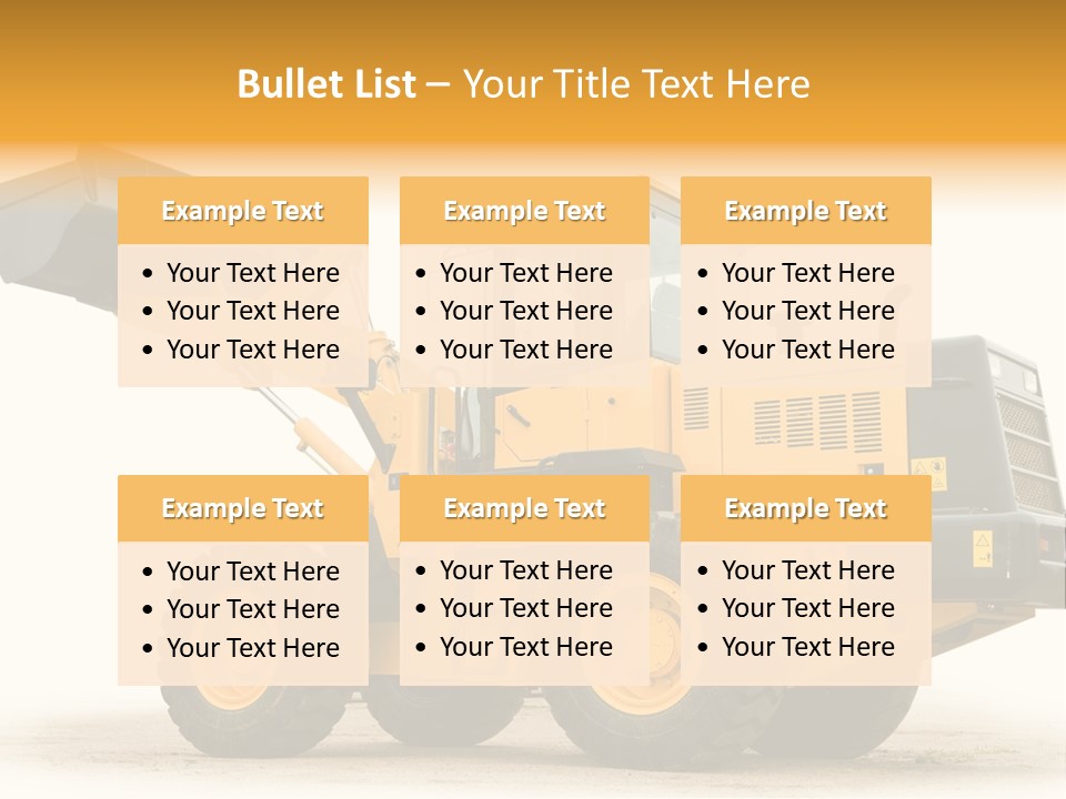 Machinery Equipment PowerPoint Template