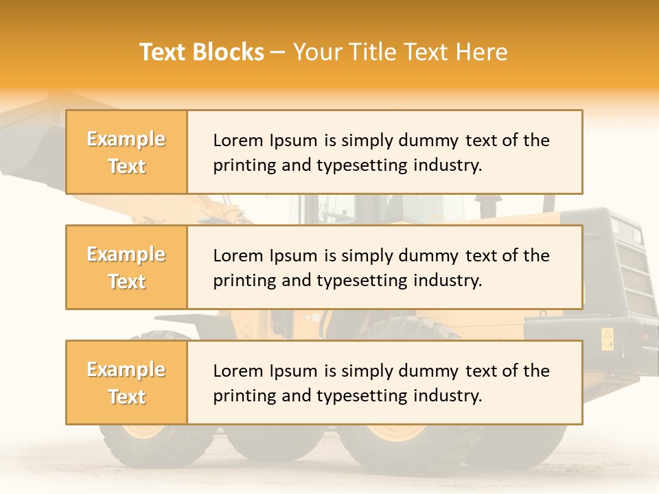 Machinery Equipment PowerPoint Template