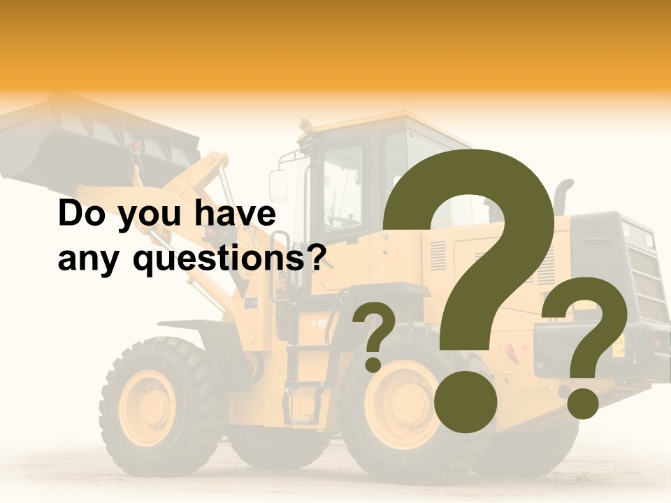 Machinery Equipment PowerPoint Template