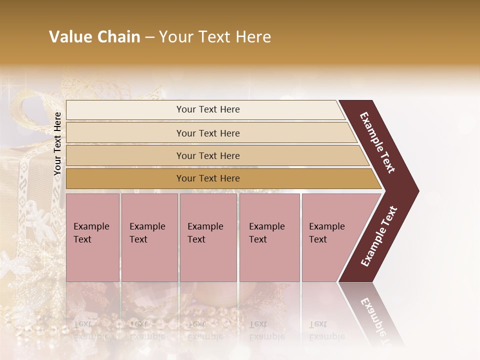 Gold Blur Celebration PowerPoint Template