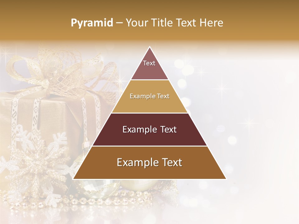 Gold Blur Celebration PowerPoint Template