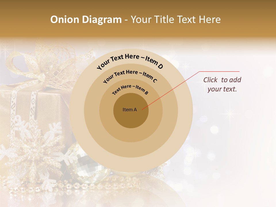 Gold Blur Celebration PowerPoint Template