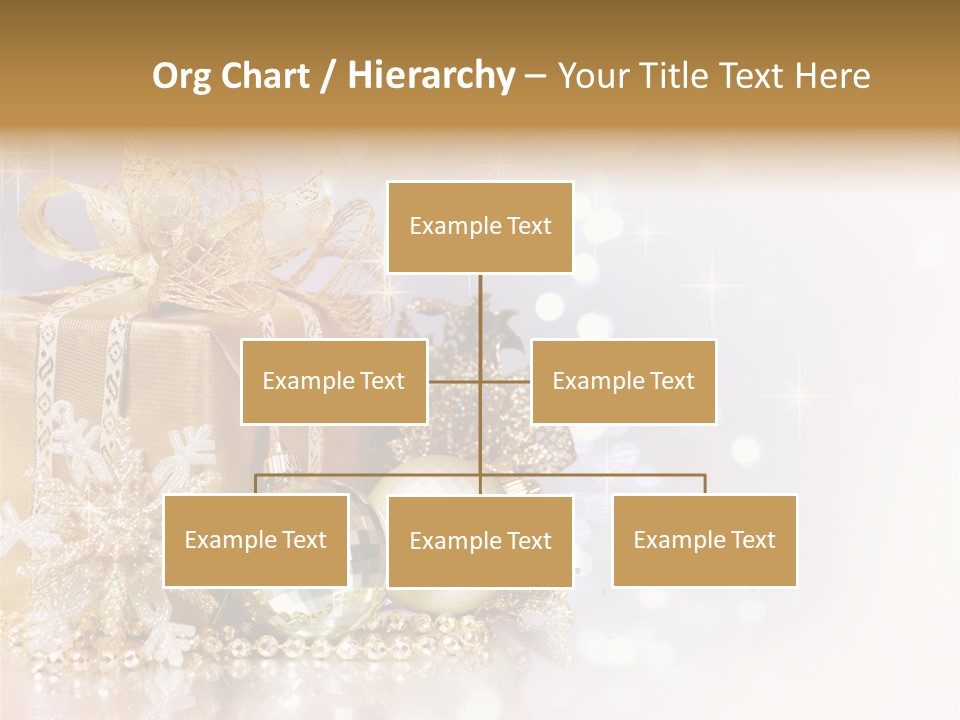 Gold Blur Celebration PowerPoint Template