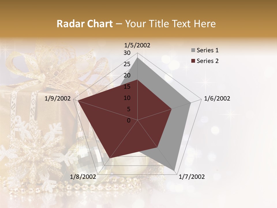 Gold Blur Celebration PowerPoint Template