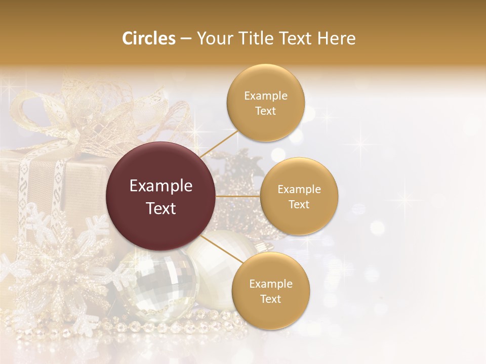 Gold Blur Celebration PowerPoint Template