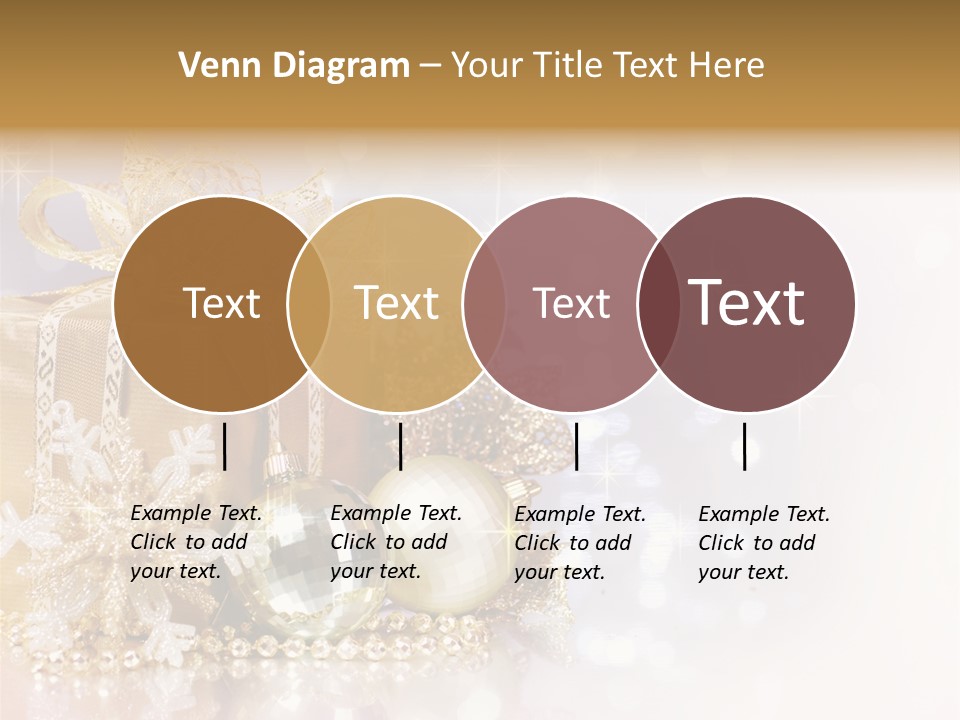 Gold Blur Celebration PowerPoint Template