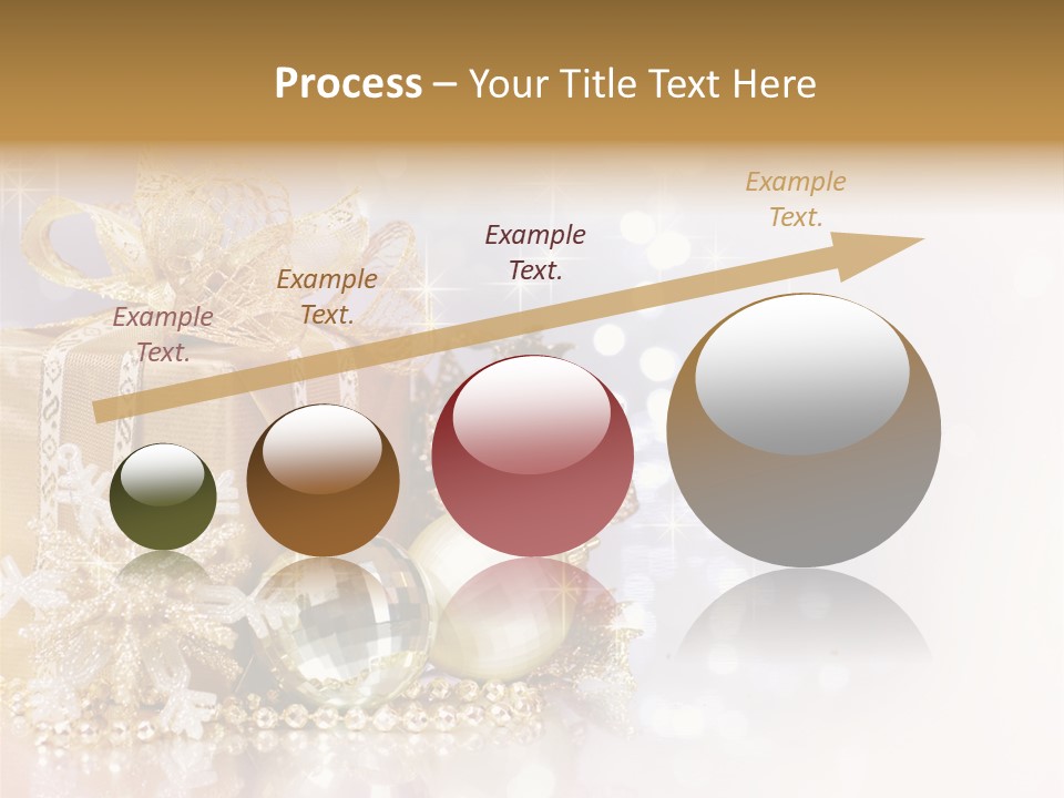 Gold Blur Celebration PowerPoint Template