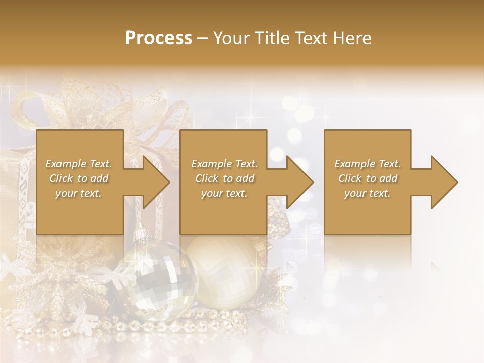 Gold Blur Celebration PowerPoint Template