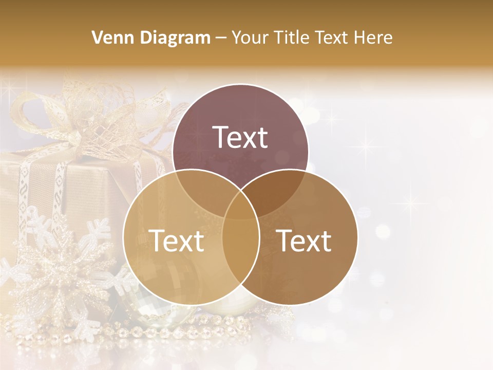 Gold Blur Celebration PowerPoint Template