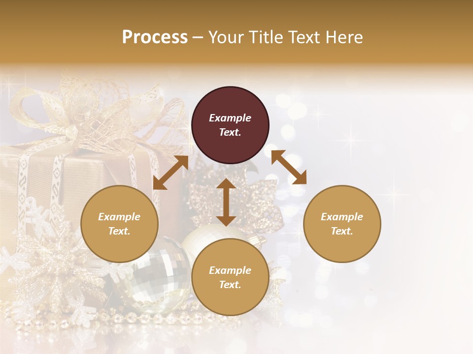 Gold Blur Celebration PowerPoint Template