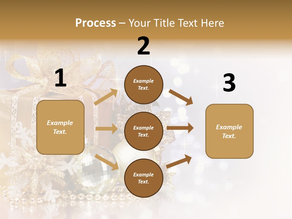 Gold Blur Celebration PowerPoint Template