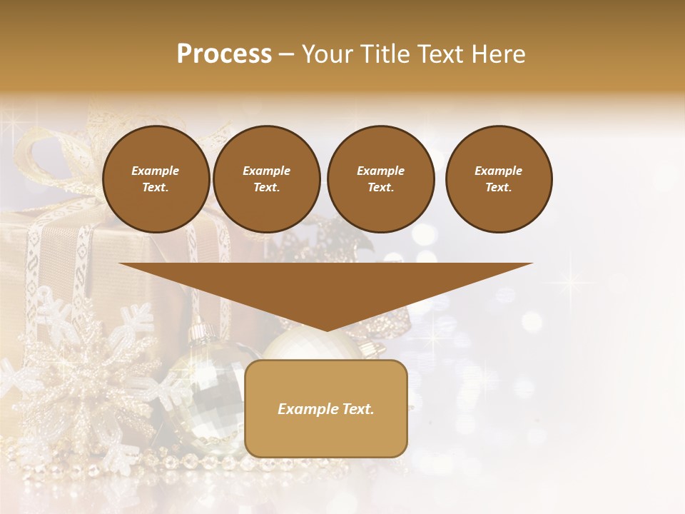 Gold Blur Celebration PowerPoint Template