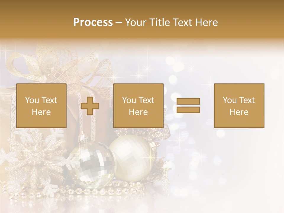 Gold Blur Celebration PowerPoint Template