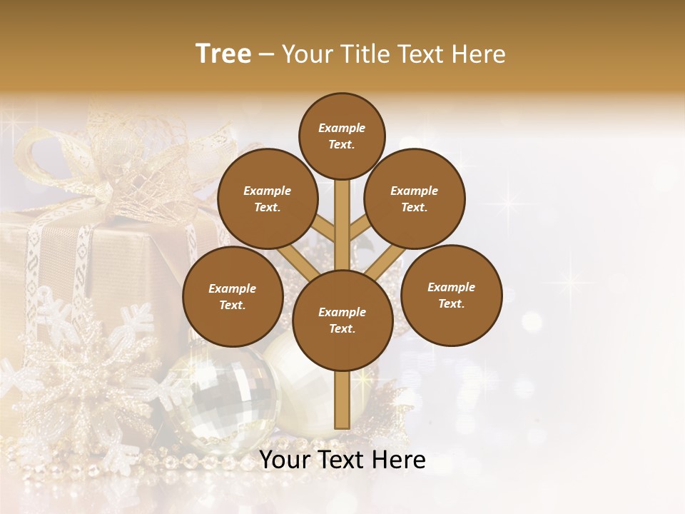 Gold Blur Celebration PowerPoint Template