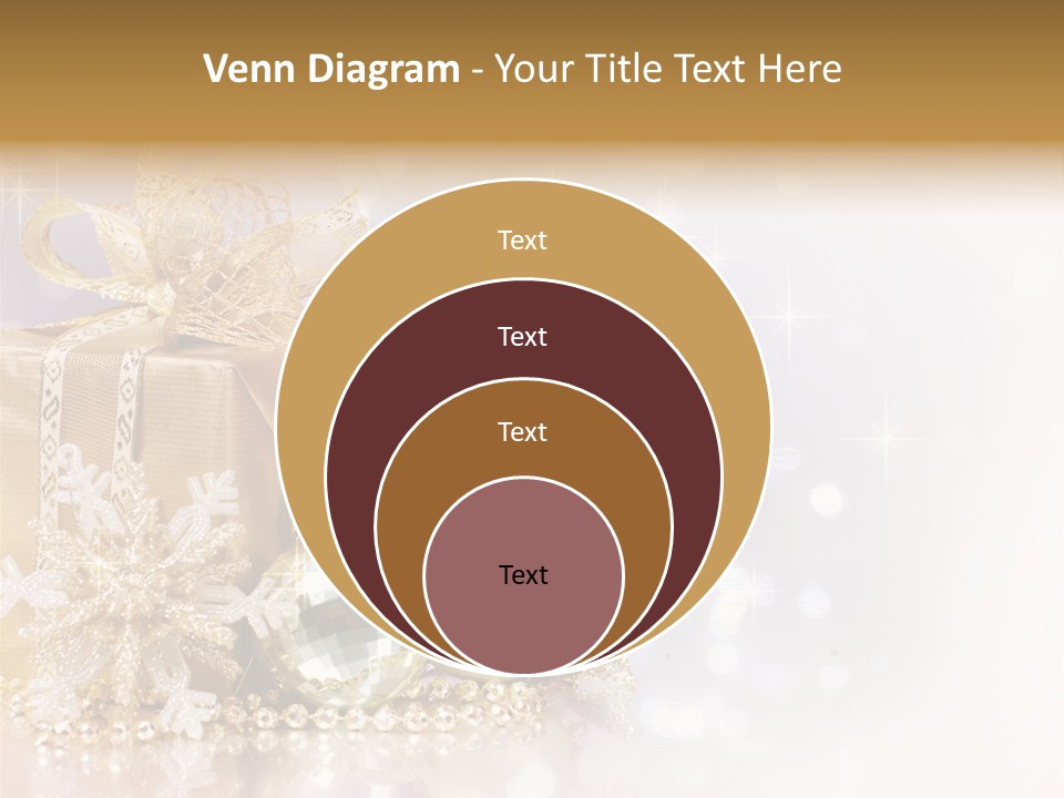 Gold Blur Celebration PowerPoint Template